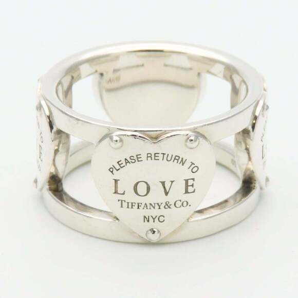 TIFFANY Silver Love Ring - Picture 3 of 6